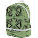 Abstract pattern geometric backgrounds Zip Bottom Backpack View1