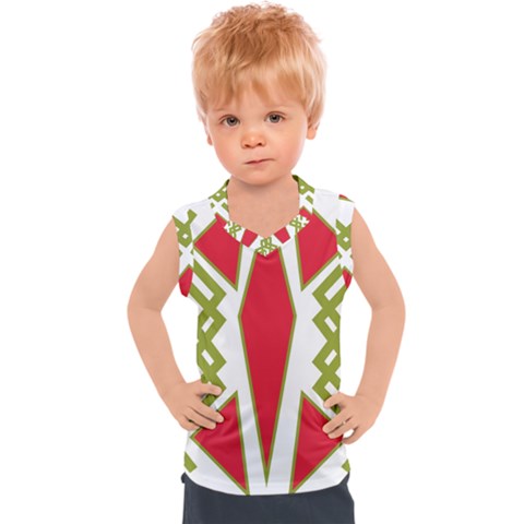 Abstract Pattern Geometric Backgrounds Kids  Sport Tank Top by Eskimos
