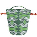 Abstract pattern geometric backgrounds  Drawstring Bucket Bag View2