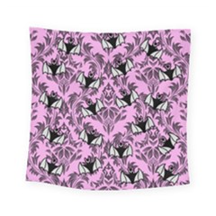 Pink Bats Square Tapestry (small) by NerdySparkleGoth