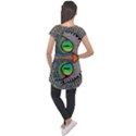 Alice In Wonderland Cat Cap Sleeve High Low Top View2