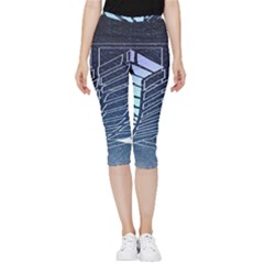 Attack On Titan Scouting Legion Inside Out Lightweight Velour Capri Leggings  by artworkshop