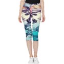 Beautifull Ariel Little Mermaid  Painting Inside Out Lightweight Velour Capri Leggings  View3