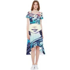 Beautifull Ariel Little Mermaid  Painting High Low Boho Dress by artworkshop