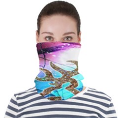 Browning Deer Glitter Galaxy Face Seamless Bandana (adult) by artworkshop