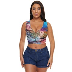Bubbles Trailer Park Boys Women s Sleeveless Wrap Top by artworkshop