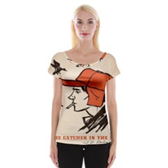 Catcher In The Rye Cap Sleeve Top by artworkshop