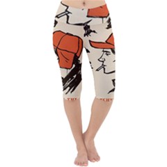 Catcher In The Rye Lightweight Velour Cropped Yoga Leggings by artworkshop
