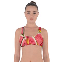Watermelon Got No Strings Sports Bra by artworkshop