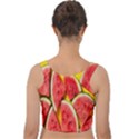 Watermelon Velvet Crop Top View2