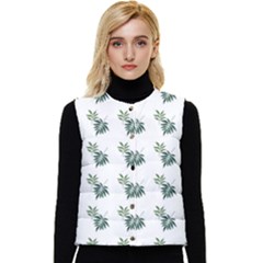 Tropical Women s Short Button Up Puffer Vest by Sparkle