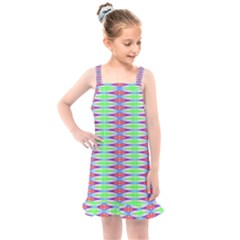 Electro Stripe Kids  Overall Dress by Thespacecampers