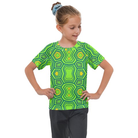 Abstract Pattern Geometric Backgrounds  Kids  Mesh Piece Tee by Eskimos