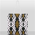 Abstract pattern geometric backgrounds  Full Print Rope Handle Tote (Large) View2