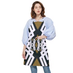 Abstract Pattern Geometric Backgrounds  Pocket Apron by Eskimos