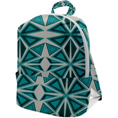 Abstract Pattern Geometric Backgrounds  Zip Up Backpack by Eskimos