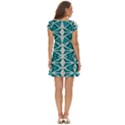 Abstract pattern geometric backgrounds  Short Sleeve Tiered Mini Dress View4