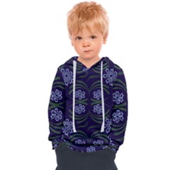 Folk Flowers Print Floral Pattern Ethnic Art Kids  Overhead Hoodie by Eskimos