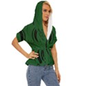Folk flowers print Floral pattern Ethnic art Lightweight Drawstring Hooded Top View3