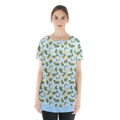 Dolmadakia Skirt Hem Sports Top by sifis