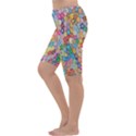 Floral Flowers Cropped Leggings  View2
