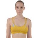 Hexagons Yellow Honeycomb Hive Bee Hive Pattern Line Them Up Sports Bra View1