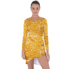 Water Asymmetric Cut-out Shift Dress by artworkshop