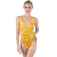 Water High Leg Strappy Swimsuit by artworkshop