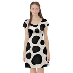 Texture Design Wallpaperpublic Short Sleeve Skater Dress by artworkshop