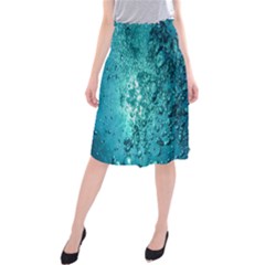 Bubbles Water Bub Midi Beach Skirt by artworkshop