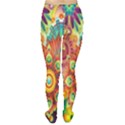 Mandalas Colorful Abstract Ornamental Tights View2