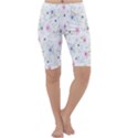 Pattern Flowers Cropped Leggings  View1