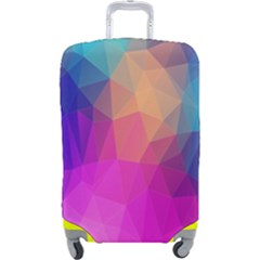 Triangles Polygon Color Luggage Cover (large) by artworkshop