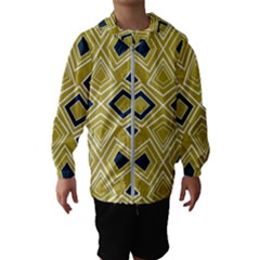 Abstract Pattern Geometric Backgrounds   Kids  Hooded Windbreaker by Eskimos