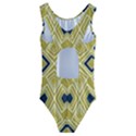 Abstract pattern geometric backgrounds   Kids  Cut-Out Back One Piece Swimsuit View2