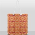 Abstract pattern geometric backgrounds  Full Print Rope Handle Tote (Large) View2