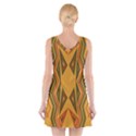 Abstract pattern geometric backgrounds  V-Neck Sleeveless Dress View2