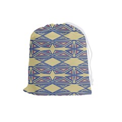 Abstract Pattern Geometric Backgrounds  Drawstring Pouch (large) by Eskimos