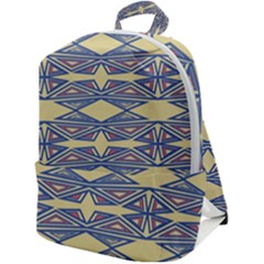 Abstract Pattern Geometric Backgrounds  Zip Up Backpack by Eskimos