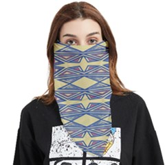 Abstract Pattern Geometric Backgrounds  Face Covering Bandana (triangle) by Eskimos