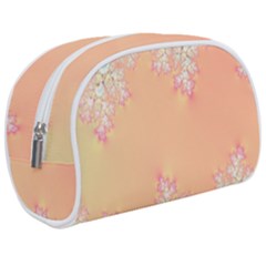 Peach Spring Frost On Flowers Fractal Make Up Case (medium) by Artist4God