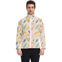 Cute-monkey-banana-seamless-pattern-background Men s Bomber Jacket View1