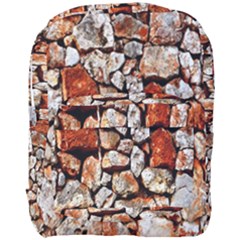 Stone Wall Wall Texture Drywall Stones Rocks Full Print Backpack by artworkshop