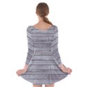 Wood Wooden Wall Wooden Boards Wall Boards Wall Long Sleeve Skater Dress View2
