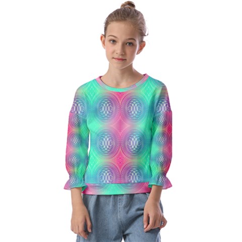 Infinity Circles Kids  Cuff Sleeve Top by Thespacecampers