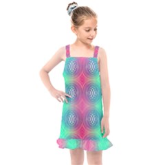 Infinity Circles Kids  Overall Dress by Thespacecampers