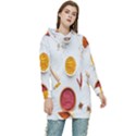 Masala Spices Food Women s Long Oversized Pullover Hoodie View1