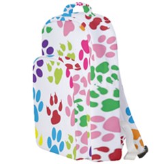 Paw Print Double Compartment Backpack by artworkshop