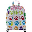 Paw Print Zip Up Backpack View3