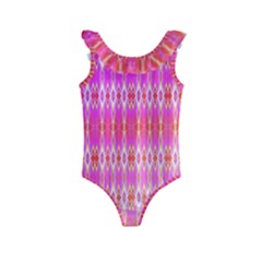 Pinktastic Kids  Frill Swimsuit by Thespacecampers